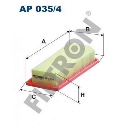 Filtro de Aire Filtron AP035/4 Mercedes C (W204/S204), E (W212), E Coupe/Cabrio (A/C207), SLK (R172)