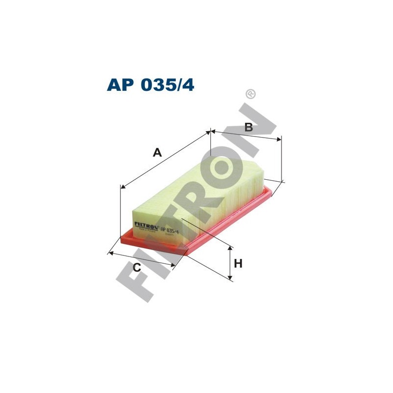 Filtro de Aire Filtron AP035/4 Mercedes C (W204/S204), E (W212), E Coupe/Cabrio (A/C207), SLK (R172)