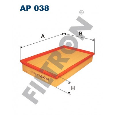 Filtro de Aire Filtron AP038 Fiat Croma, Lancia Kappa, Thema
