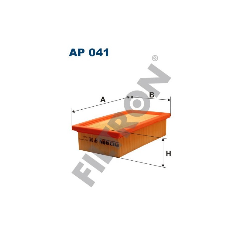 Filtro de Aire Filtron AP041 Alfa Romeo 145, 146, 155, Fiat Marengo, Tempra, Tipo, Lancia Dedra, Delta, Delta HPE