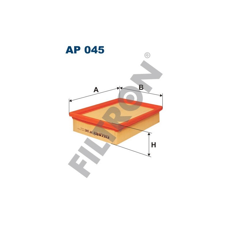 Filtro de Aire Filtron AP045 Ford Fiesta Courier I, Fiesta III (89-95)