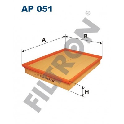 Filtro de Aire Filtron AP051 Opel Astra Classic II, Astra G/Cabrio/Coupe (Astra II), Astra H (Astra III), Speedster, Zafira I