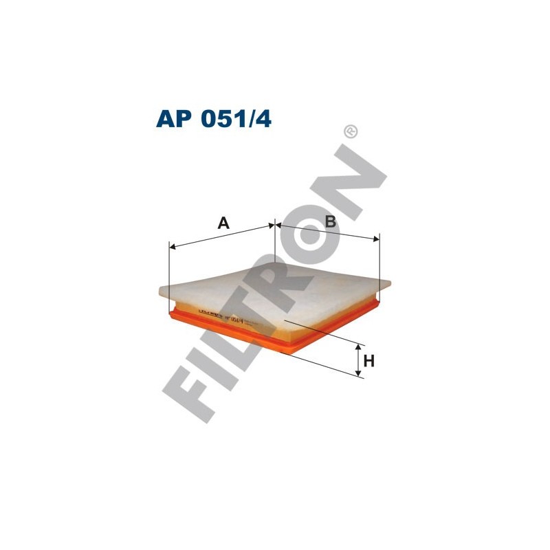 Filtro de Aire Filtron AP051/4 Opel Astra G/Cabrio/Coupe (Astra II), Astra H (Astra III), Zafira I, Vauxhall Astra-G, Astra-H