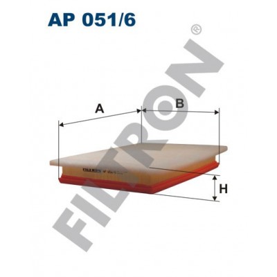 Filtro de Aire Filtron AP051/6 Opel Astra H (Astra III), Zafira II, Vauxhall Astra-H, Zafira II