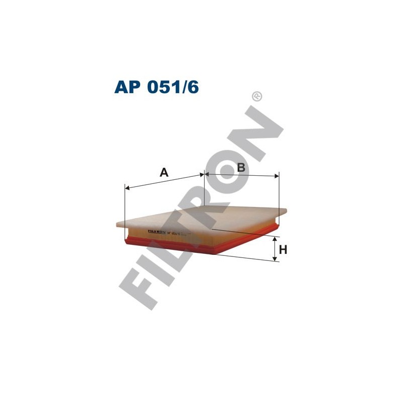 Filtro de Aire Filtron AP051/6 Opel Astra H (Astra III), Zafira II, Vauxhall Astra-H, Zafira II