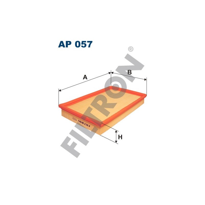 Filtro de Aire Filtron AP057 Opel Calibra, Vectra A, Vauxhall Calibra, Cavalier, Volvo 740, 760