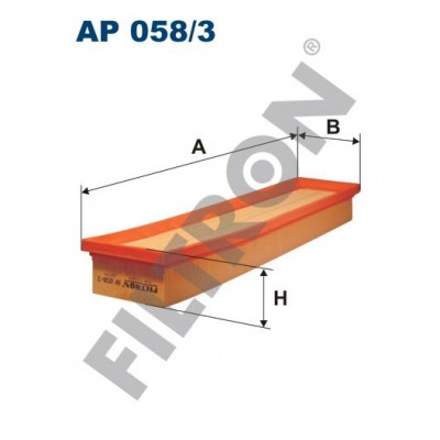 Filtro de Aire Filtron AP058/3 Citroën Berlingo III, C4, Xsara Picasso, Peugeot 307/307 SW, 308, Partner III