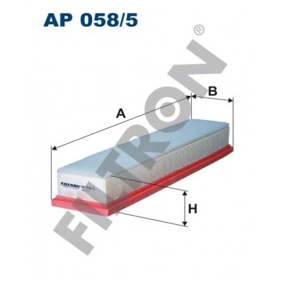 Filtro de Aire Filtron AP058/5 Citroen C4 1.6i 16V 10/04, Peugeot 307 1.6i 16V 6/05 (wersja z prefiltrem)