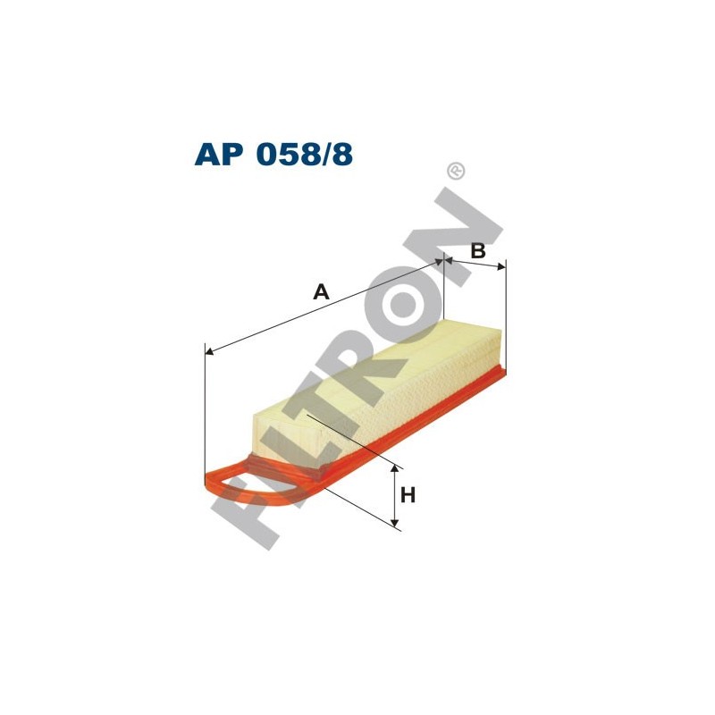 Filtro de Aire Filtron AP058/8 Citroën Berlingo III, C3 II, C3 Picasso, C4, C4 II, C4 Picasso, DS3, DS4, Mini Cooper II