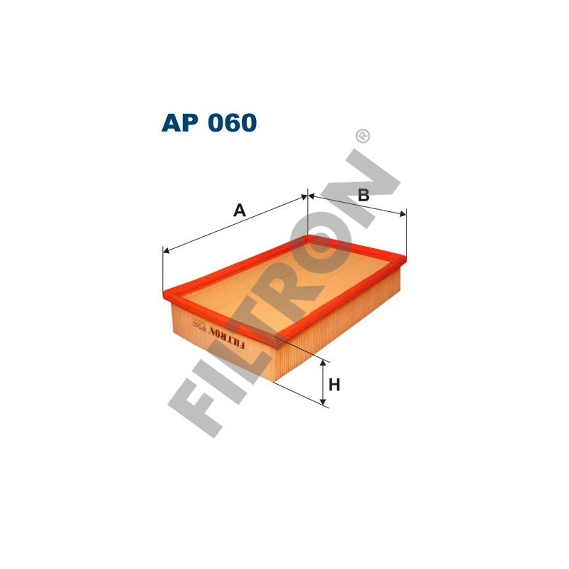 Filtro de Aire Filtron AP060 Seat Cordoba, Ibiza II, Toledo, Skoda Felicia, Pick-Up, Volkswagen Caddy II, Polo II (81-94)