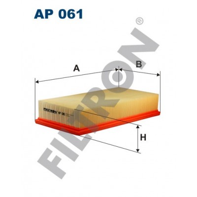 Filtro de Aire Filtron AP061 Ford Tourneo, Transit (92), Transit (95), Innocenti Elba, Volvo 440, 460, 480