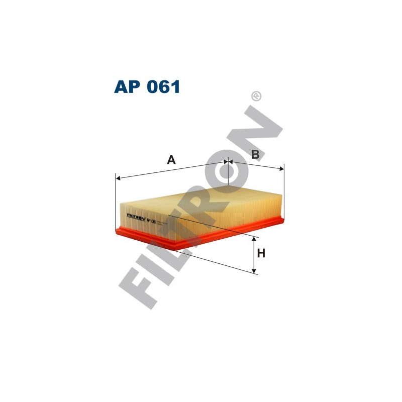 Filtro de Aire Filtron AP061 Ford Tourneo, Transit (92), Transit (95), Innocenti Elba, Volvo 440, 460, 480