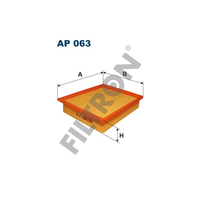 Filtro de Aire Filtron AP063 Volkswagen Golf III, Vento