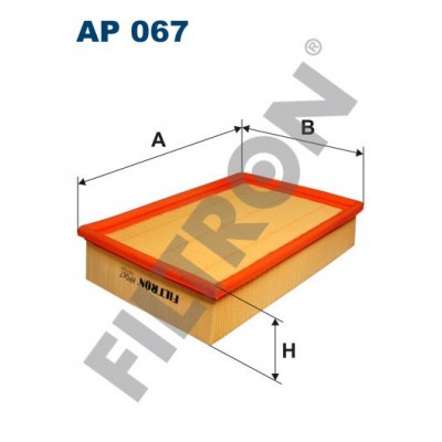 Filtro de Aire Filtron AP067 Ford Escort V (90-92), Escort VI (92-95), Escort VII (95-00), Orion