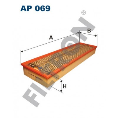 Filtro de Aire Filtron AP069 Evobus (Mercedes Bus/Setra) Medio, O 611, O 614, O 810-815, Mercedes 11T, 5T, 6T, 7T, 8T, 9T