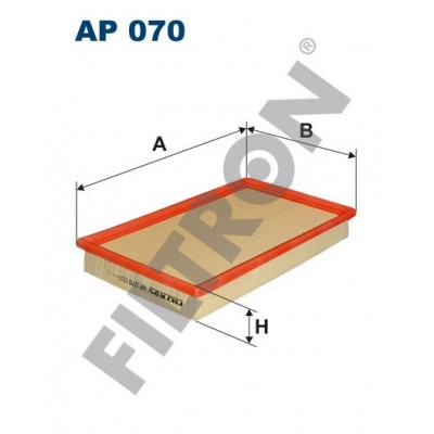 Filtro de Aire Filtron AP070 Porsche 924, 944, Volkswagen Corrado