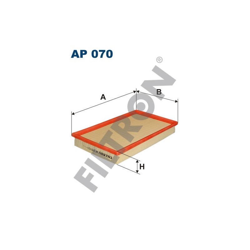 Filtro de Aire Filtron AP070 Porsche 924, 944, Volkswagen Corrado