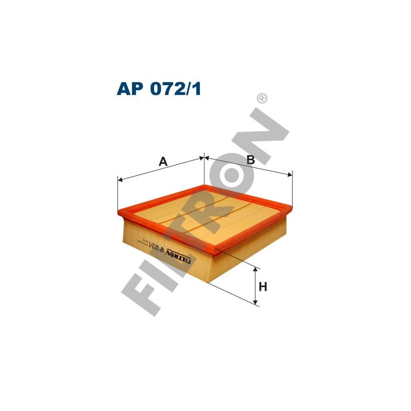 Filtro de Aire Filtron AP072/1 Opel Corsa D, Corsa E, Vauxhall Corsa MK III, Corsa MK IV