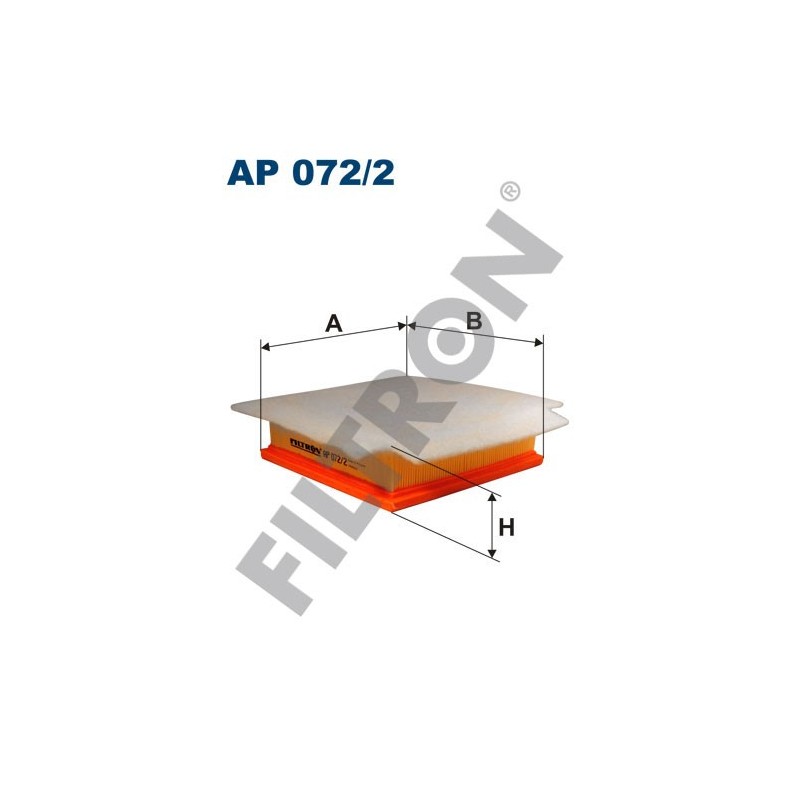 Filtro de Aire Filtron AP072/2 Opel Corsa D, Corsa E, Vauxhall Corsa MK III, Corsa MK IV