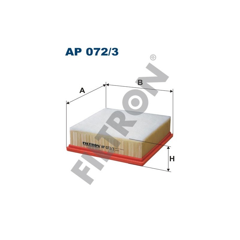 Filtro de Aire Filtron AP072/3 Opel Meriva B, Vauxhall Meriva B