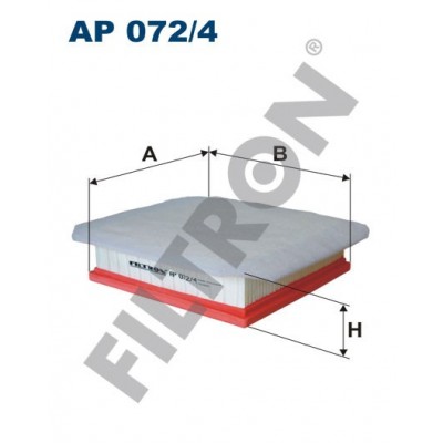 Filtro de Aire Filtron AP072/4 Opel Meriva B, Vauxhall Meriva Mk II