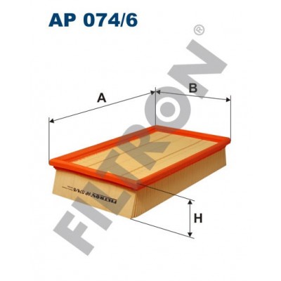 Filtro de Aire Filtron AP074/6 Ford Focus Cabrio, Focus C-Max, Focus II, Volvo C30, S40 II, V50
