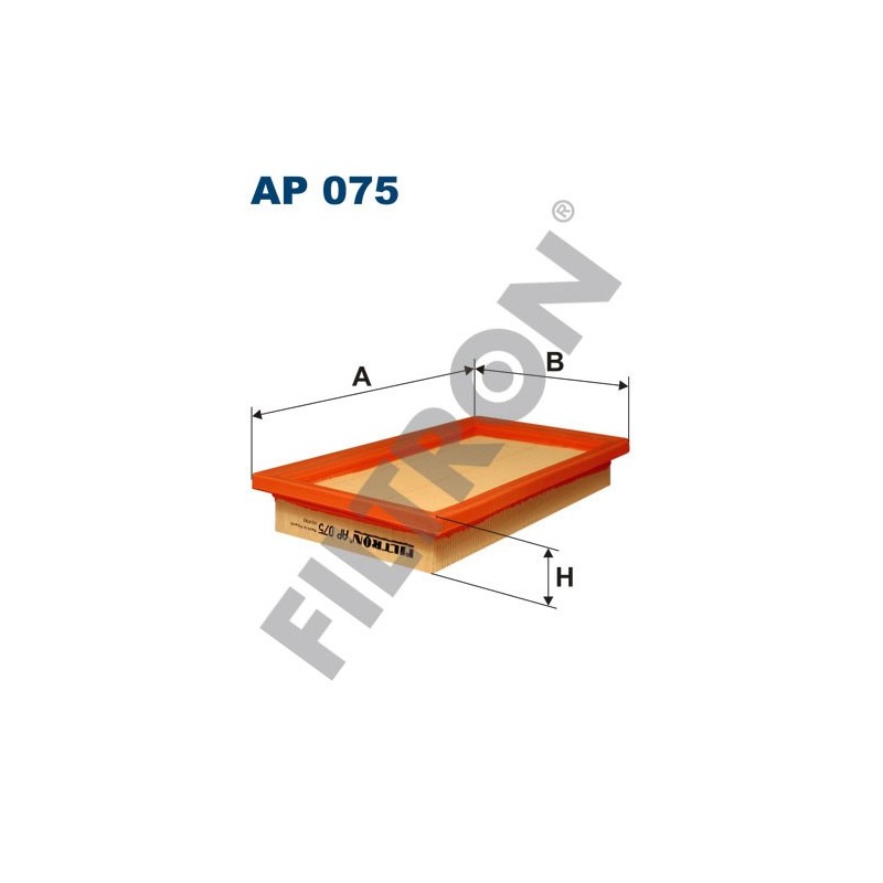 Filtro de Aire Filtron AP075 Daihatsu Hi-Jet, Fiat Panda, Uno, Uno (PL), Innocenti Mille, Piaggio Porter