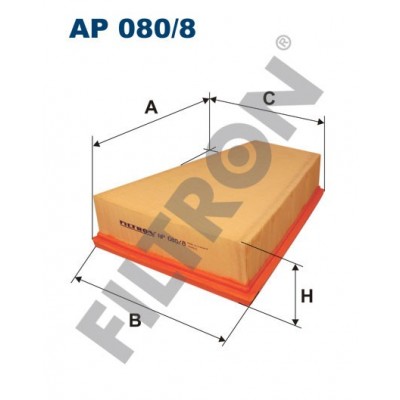 Filtro de Aire Filtron AP080/8 Citroën Berlingo I, Xsara, Peugeot 306, Partner I