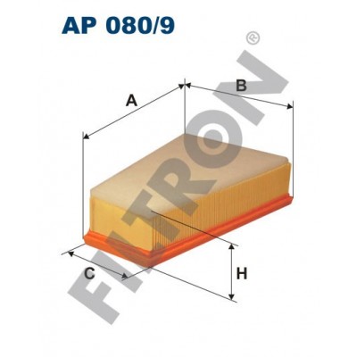 Filtro de Aire Filtron AP080/9 Citroën Berlingo I, Xsara, Peugeot 306, Partner I