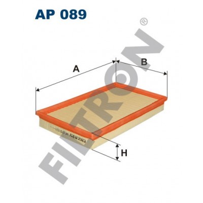 Filtro de Aire Filtron AP089 BMW Serie 3 (E36), Serie 5 (E34), Serie 5 (E39), Serie 7 (E38)