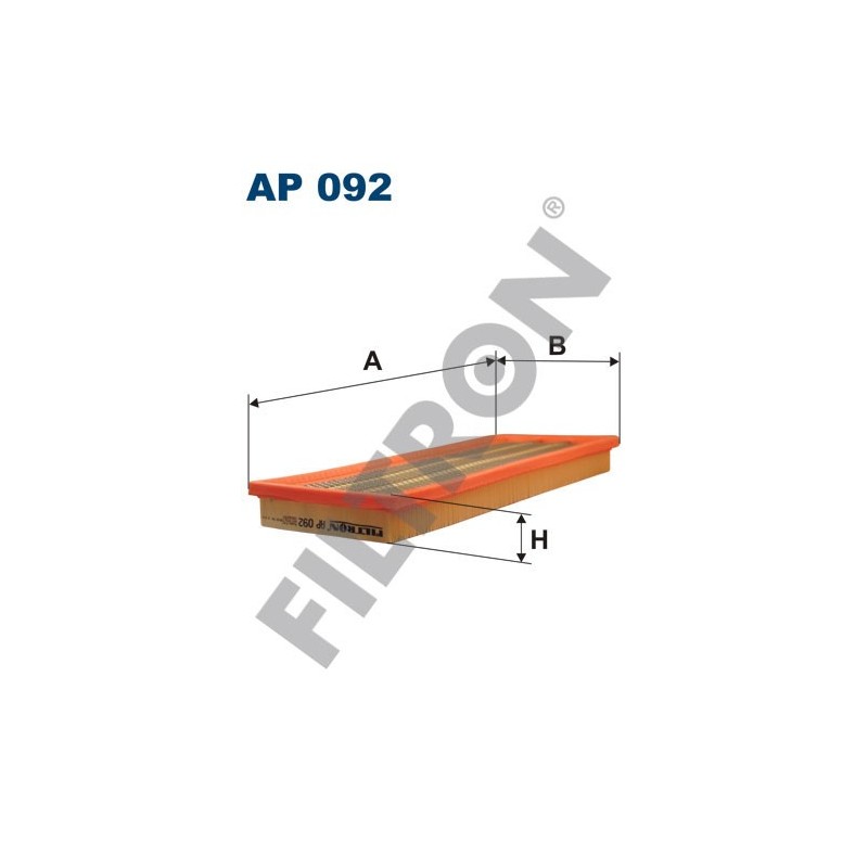 Filtro de Aire Filtron AP092 Fiat Punto I, Lancia Y