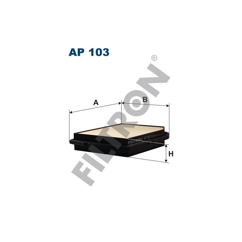 Filtro de Aire Filtron AP103 Honda Civic IV, CRX (Civic CRX)