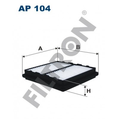 Filtro de Aire Filtron AP104 Honda Civic V, Civic VI, CRX Targa, Rover 400 (MK2)