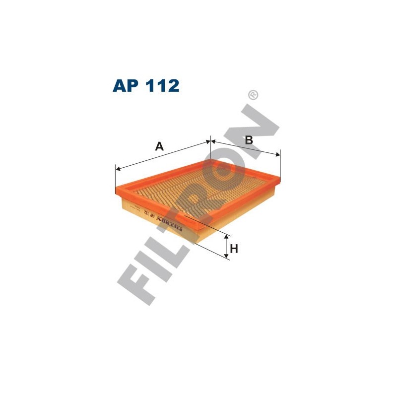 Filtro de Aire Filtron AP112 Ford Probe, Mazda 121, 323C/F/P/S (BA), 626 (87-92) (GD/GV), 626 (91-98) (GE)