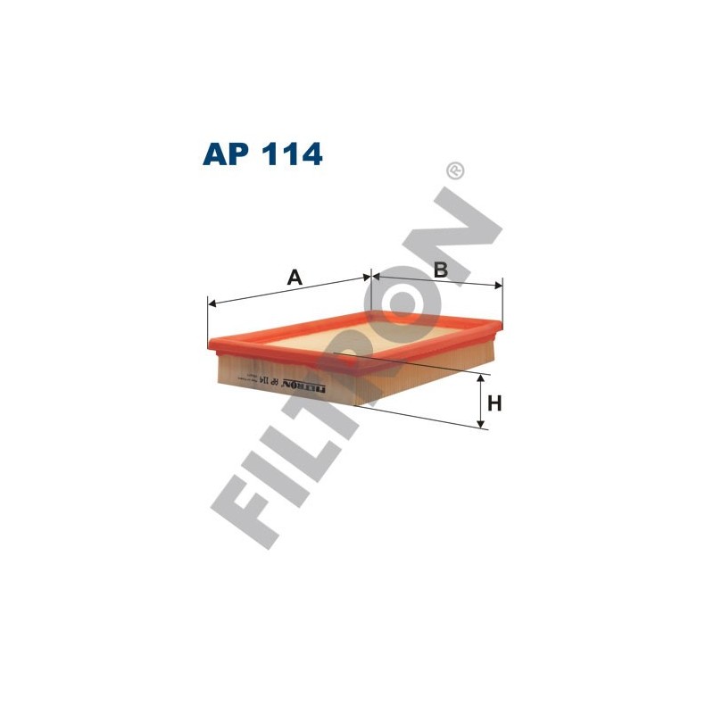 Filtro de Aire Filtron AP114 Ford Econovan, Hyundai Accent II, Mazda 121, 626 (82-87) (GC), 929, Bongo, Bongo Brawny, E