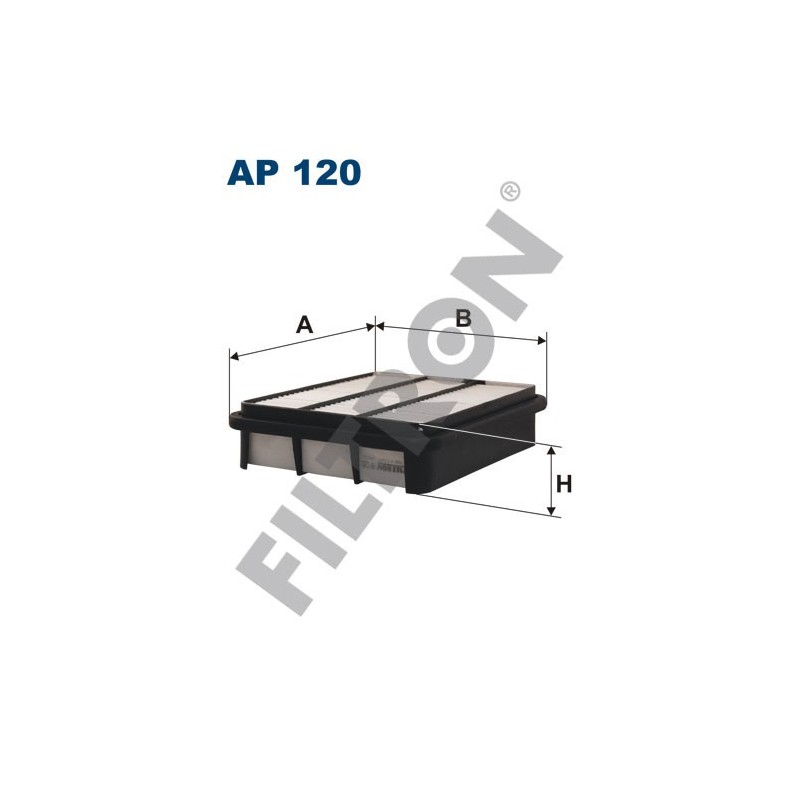 Filtro de Aire Filtron AP120 Mazda Xedos 9, Mitsubishi Eclipse, Galant V (92-96), Pajero III, Space Runner, Space Wagon