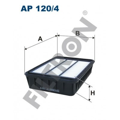 Filtro de Aire Filtron AP120/4 Citroën C-Crosser, Mitsubishi ASX, Lancer VIII, Outlander II, Peugeot 4007, 4008