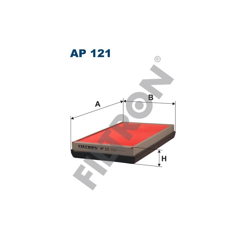 Filtro de Aire Filtron AP121 Nissan 300 ZX, Bluebird, Cherry, Datsun, Silvia, Stanza, Subaru 1800, Leone, XT