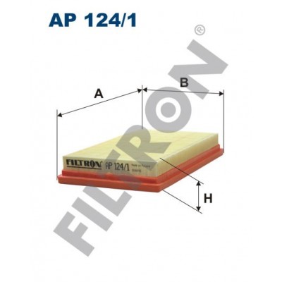 Filtro de Aire Filtron AP124/1 Nissan Cube, Micra III (K12), Note, NV200, Qashqai, Tiida