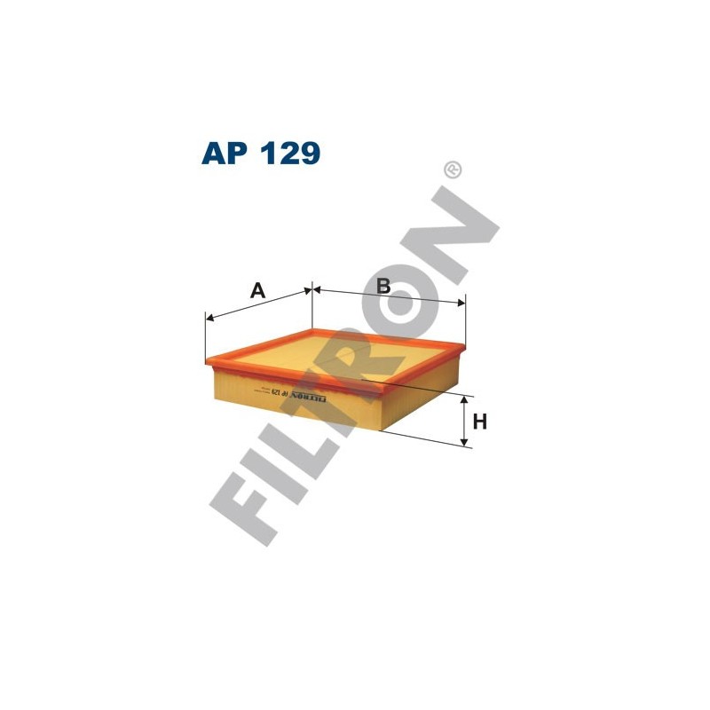 Filtro de Aire Filtron AP129 Cadillac Catera, Opel Omega B, Vauxhall Omega B