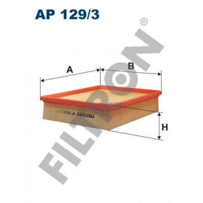 Filtro de Aire Filtron AP129/3 Landrover Defender (90-), Discovery II, Freelander I, Range Rover II