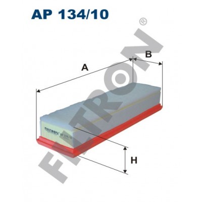 Filtro de Aire Filtron AP134/10 Dacia Dokker, Lodgy, Logan, Logan II, Sandero II, Lada Largus, Renault Dokker, Lodgy, Logan