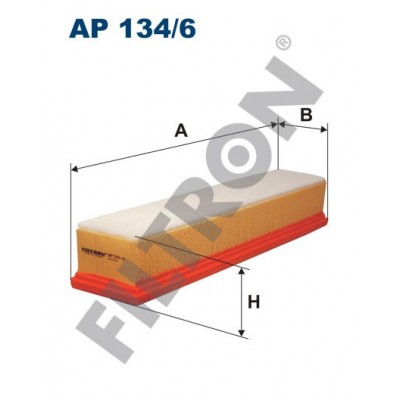 Filtro de Aire Filtron AP134/6 Dacia Duster II, Logan, Sandero, Nissan Almera (N16), Kubistar, Renault Clio II, Kangoo, Logan