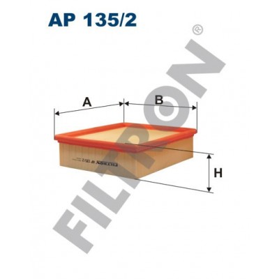 Filtro de Aire Filtron AP135/2 Renault Clio II, Espace IV (02-), Laguna II, Vel Satis