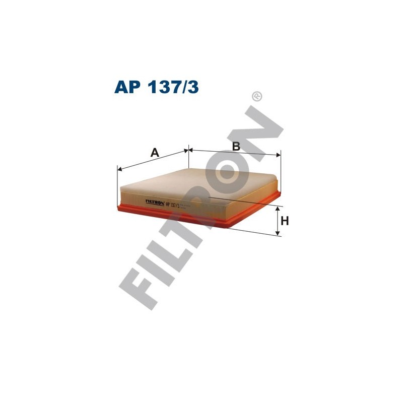 Filtro de Aire Filtron AP137/3 Nissan Primastar, Opel Vivaro, Renault Trafic II, Vauxhall Vivaro