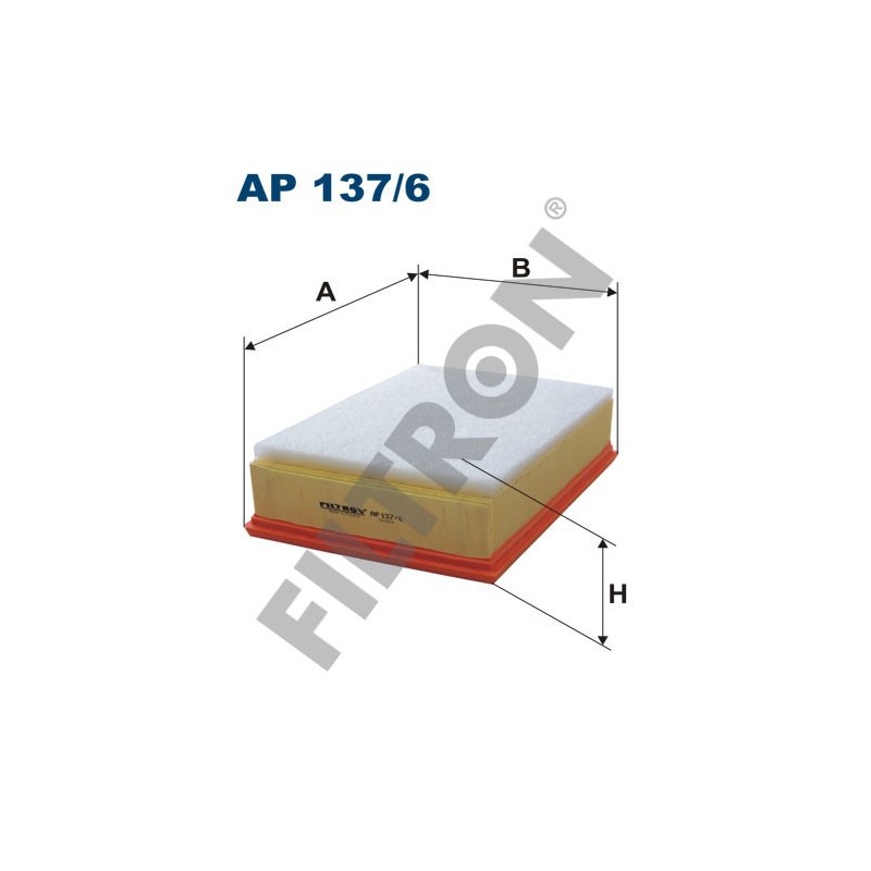 Filtro de Aire Filtron AP137/6 Opel Movano B, Renault Master IV, Vauxhall Movano III