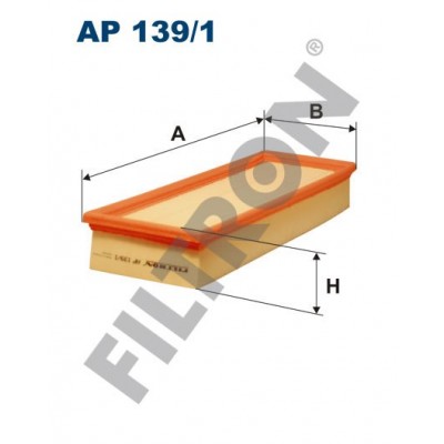 Filtro de Aire Filtron AP139/1 Seat Cordoba II, Ibiza III, Inca, Volkswagen Caddy II, Polo III