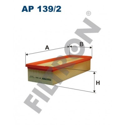 Filtro de Aire Filtron AP139/2 Audi A3 II, Q3, TT II, Seat Alhambra II, Altea, Leon II, Toledo III, Skoda Octavia II, Superb II