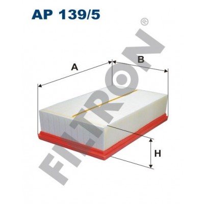 Filtro de Aire Filtron AP139/5 Audi A1 (GB),A3 III (8V),Q2 (GA),TT III,Q3 (F3), Seat Arona (KJ),Ateca, Ibiza IV, Leon III