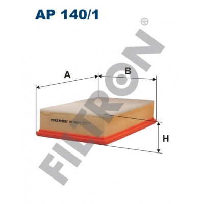 Filtro de Aire Filtron AP140/1 Seat Cordoba, Ibiza II, Inca, Toledo, Skoda Felicia, Pick-Up, Volkswagen Caddy II
